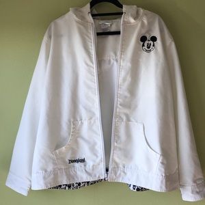 Vintage White Disney Windbreaker Jacket